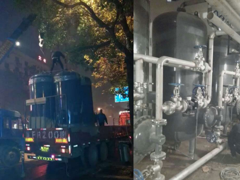 中南大學湘雅附二精衛樓 換熱機組安裝